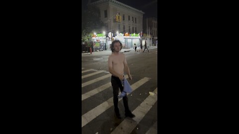 New York City man out of his mind