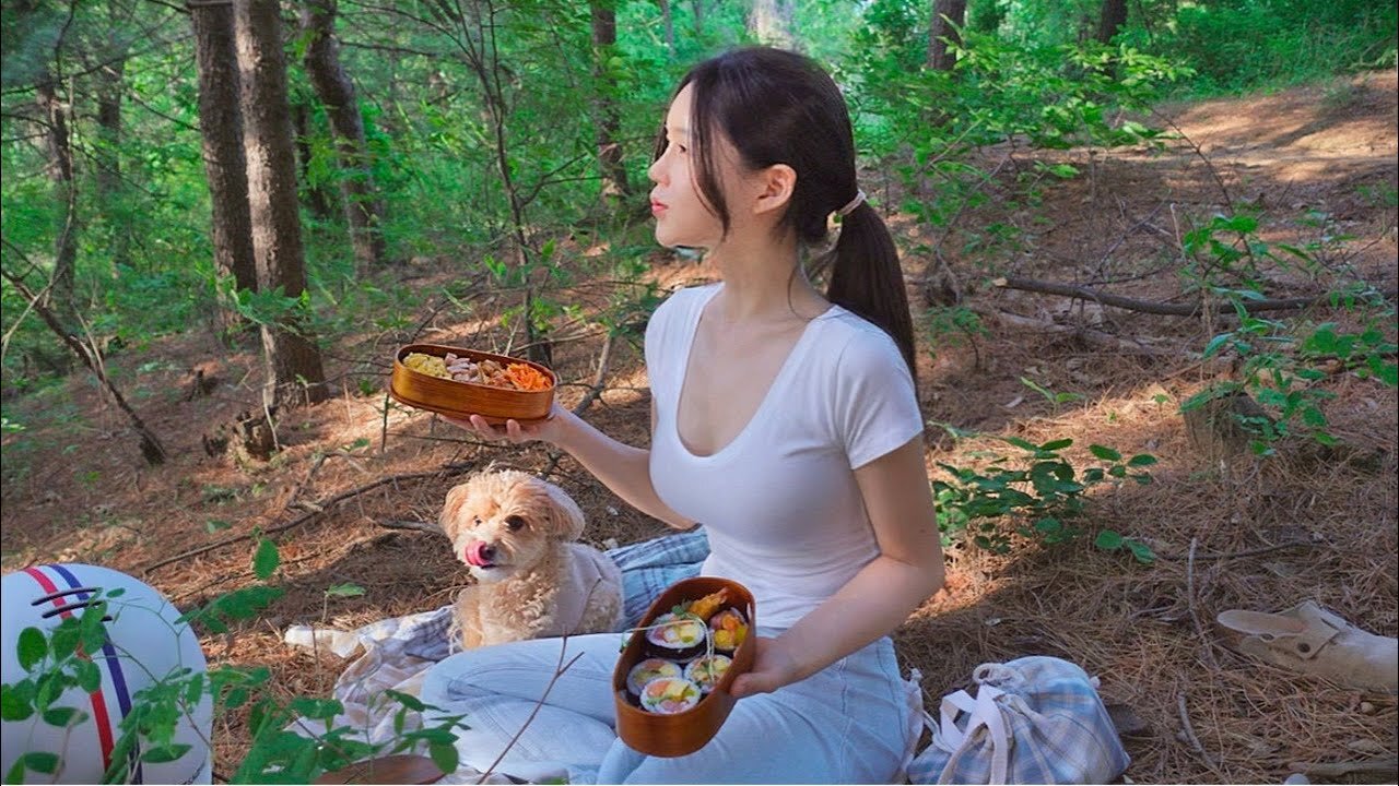 A small daily routine of packing a lunch and going on a picnic in the back mountain