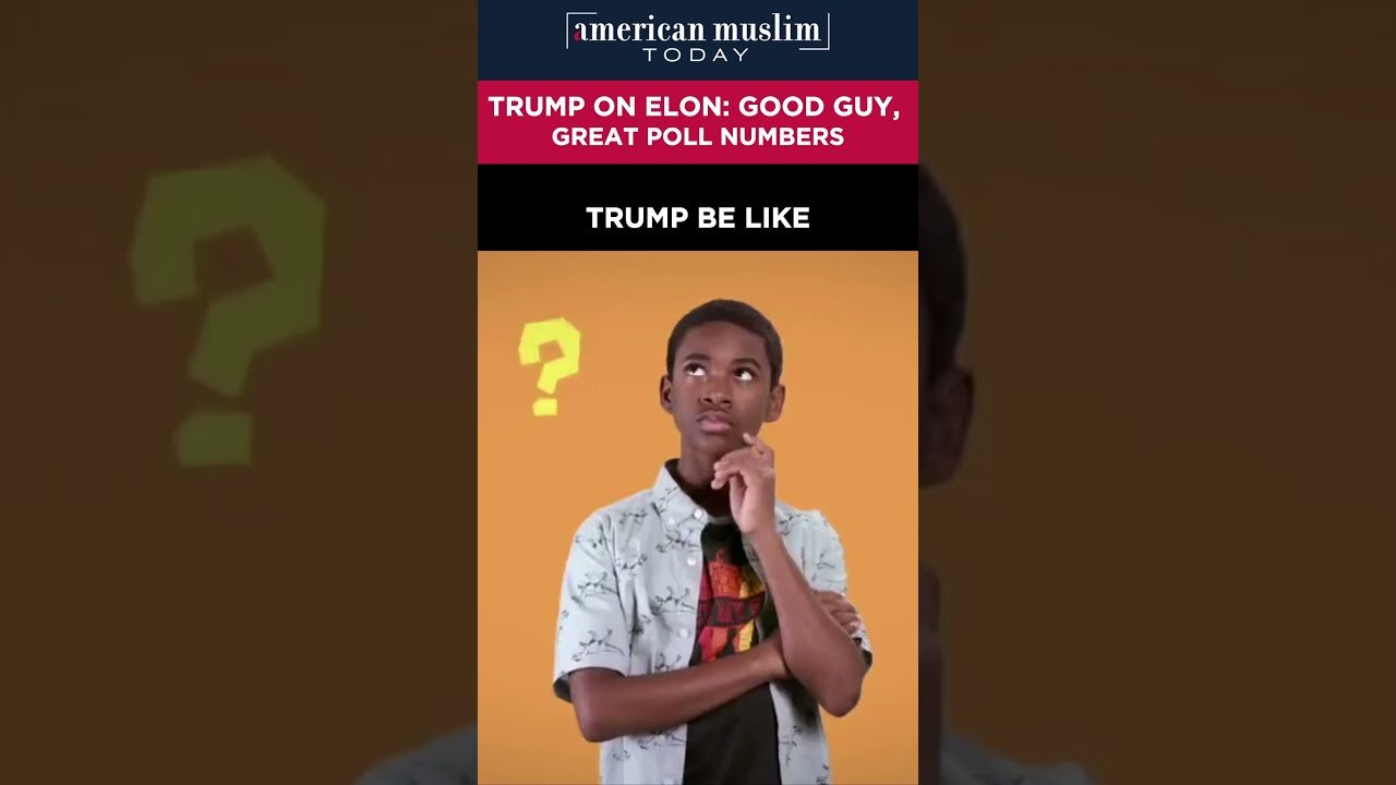 Trump on Elon - Good guy, great poll numbers.
