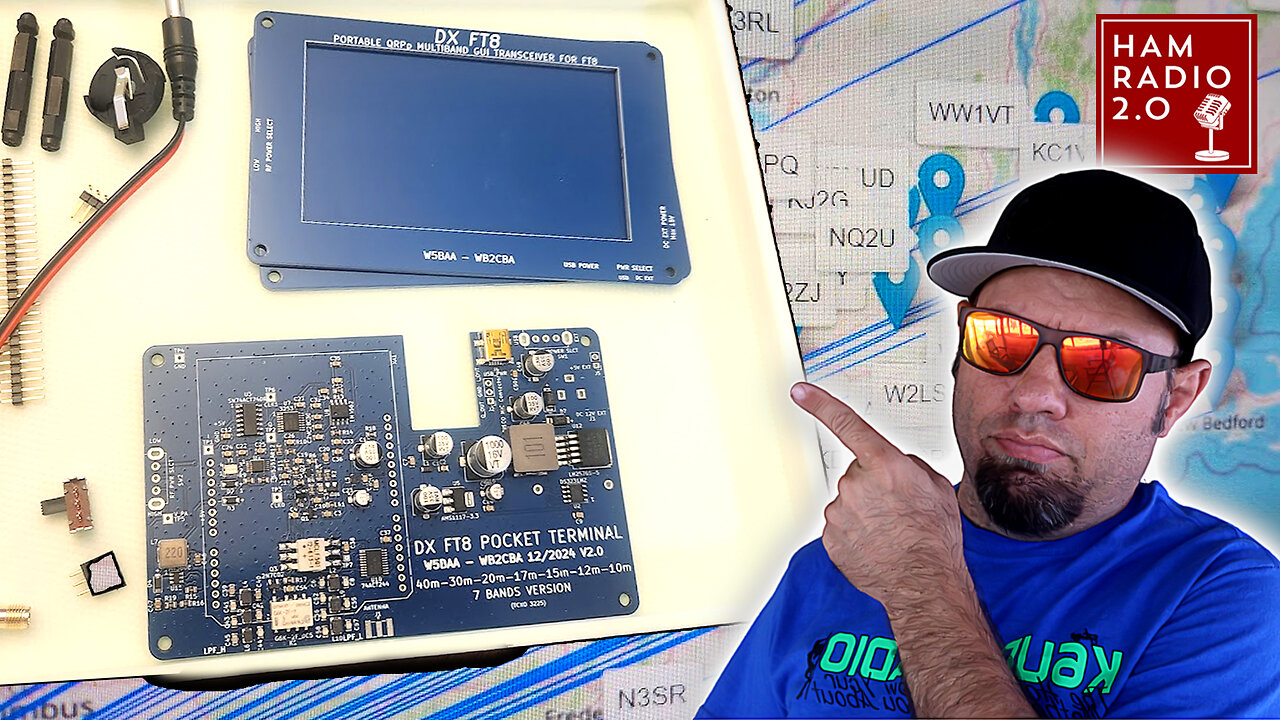 DX FT8 7-Band Transceiver Kit Build