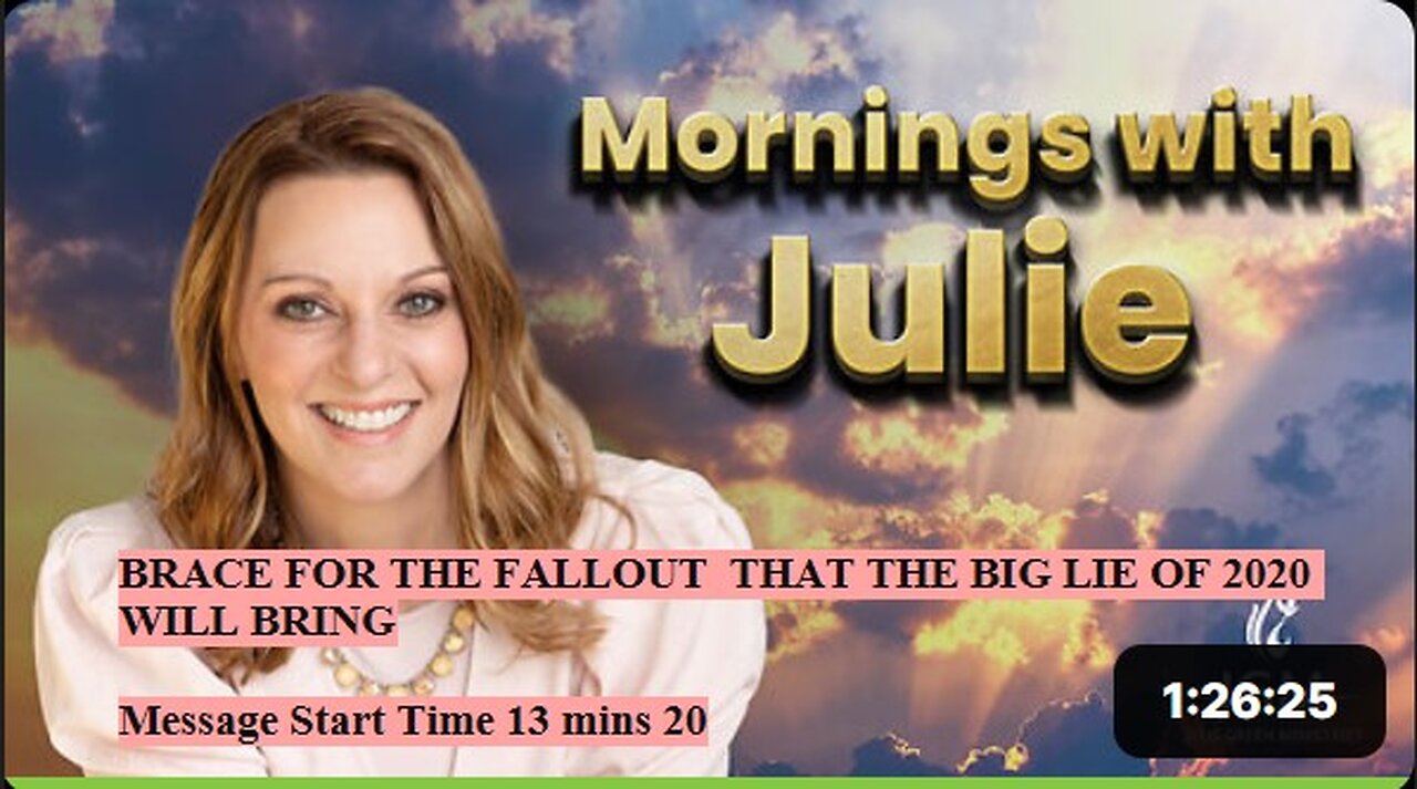 Julie Green subs BRACE FOR THE FALLOUT THAT THE BIG LIE OF 2020 WILL BRING