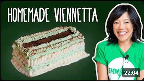 🍨 Do You Remember Viennetta? | Homemade Mint Viennese Ice Cream Cake 🍃