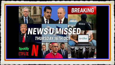 NEWS U MISSED WITH PAUL BROOKER DREW DEMI THURSDAY 16TH OCT 2025