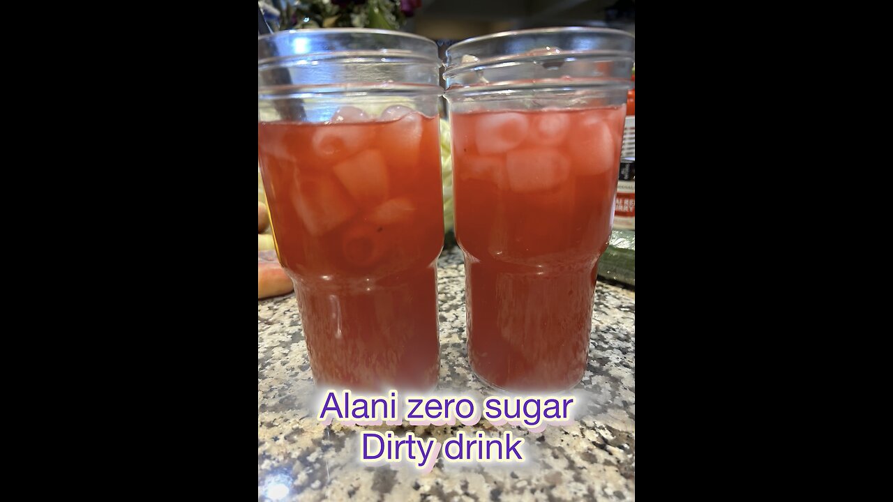 Alani no sugar drink.