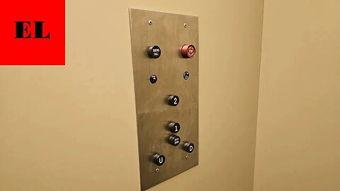 RARE 1966 Otis Hydraulic Elevator w Black Buttons - 125 S Battleground Street (Kings Mountain, NC