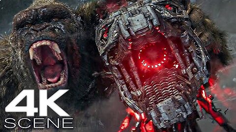 Godzilla vs Mechagodzilla (UHD 4K) Fight Scene - Godzilla Vs Kong Movie Clip (2021) 1080p