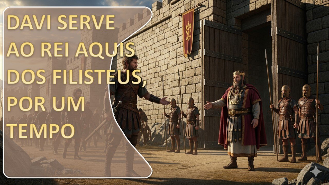 1 Samuel (10) cap: 25, 26 e 27. DAVI SERVE O REI DOS FILISTEUS, POR TEMPO.