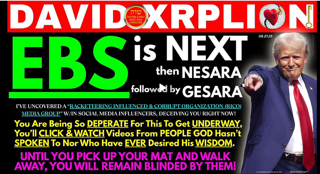 David XRPLion: YOU MUST KNOW THIS TRUTH TO SURVIVE WHAT'S COMING You [Must Watch]