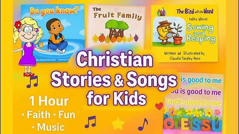 1 Hour of Christian Stories and Songs for Kids | Faith-Based Read Alouds & Worship Fun with Gitte