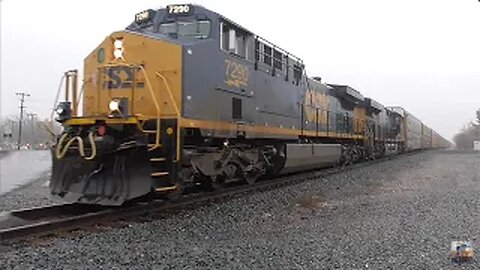 CSX M216 Autorack Train from Greenwich, Ohio April 5, 2025 Part 2