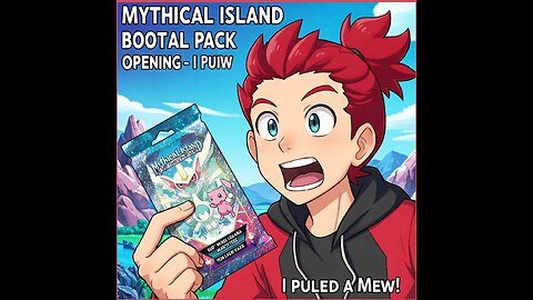 UNBELIEVABLE! I PULLED A MEW FROM A MYTHICAL ISLAND PACK!