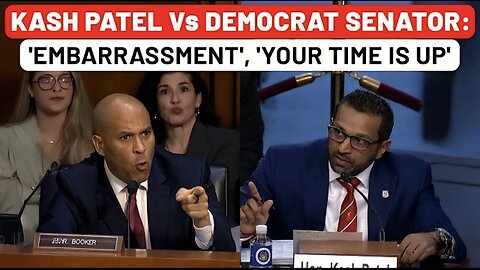 Kash Patel Shouts At Democrat Senator: 'You're An Embarrassment; Your Time Is Up'| FBI Hearing| Kirk