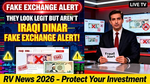 They Look Legit—But Aren’t Iraqi Dinar Fake Exchange Alert! 🔍🏦 RV News 2026 💥 IQD News 2026