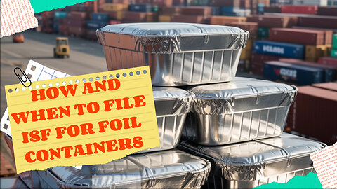 How And When To File ISF For Foil Containers
