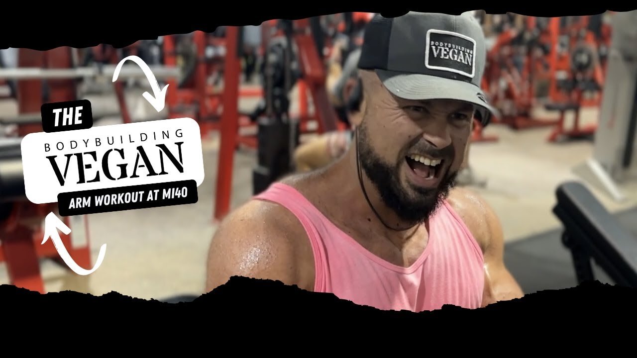 Vlog Day - Driving - Arm Workout at MI40 in Tampa (BodybuildingVegan)