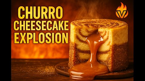 Molten Churro Cheesecake Swirl Explosion – FlavorVille Viral Finale