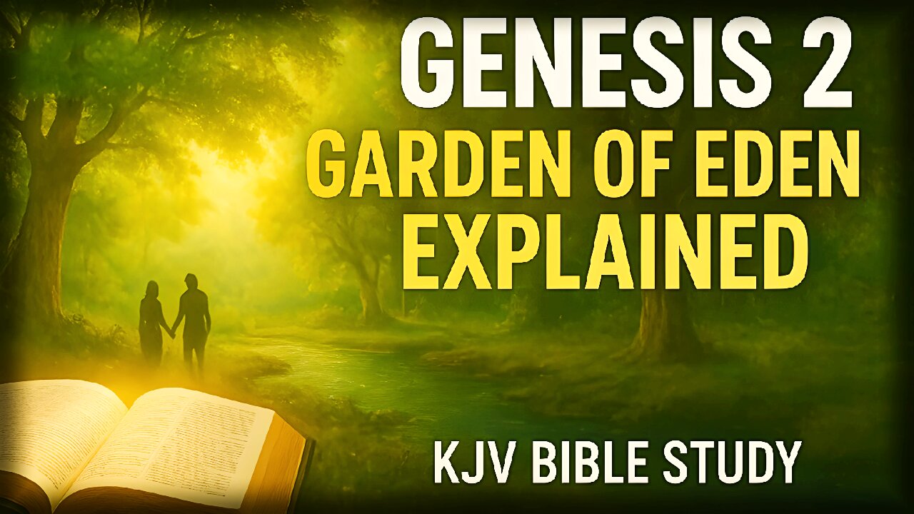 Genesis 2 Bible Study: The Garden of Eden EXPLAINED (KJV)