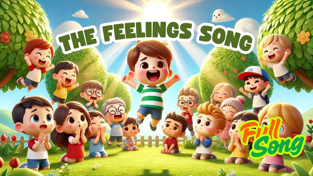 The Feelings Song 😊 | Fun Nursery Rhyme About Emotions for Kids