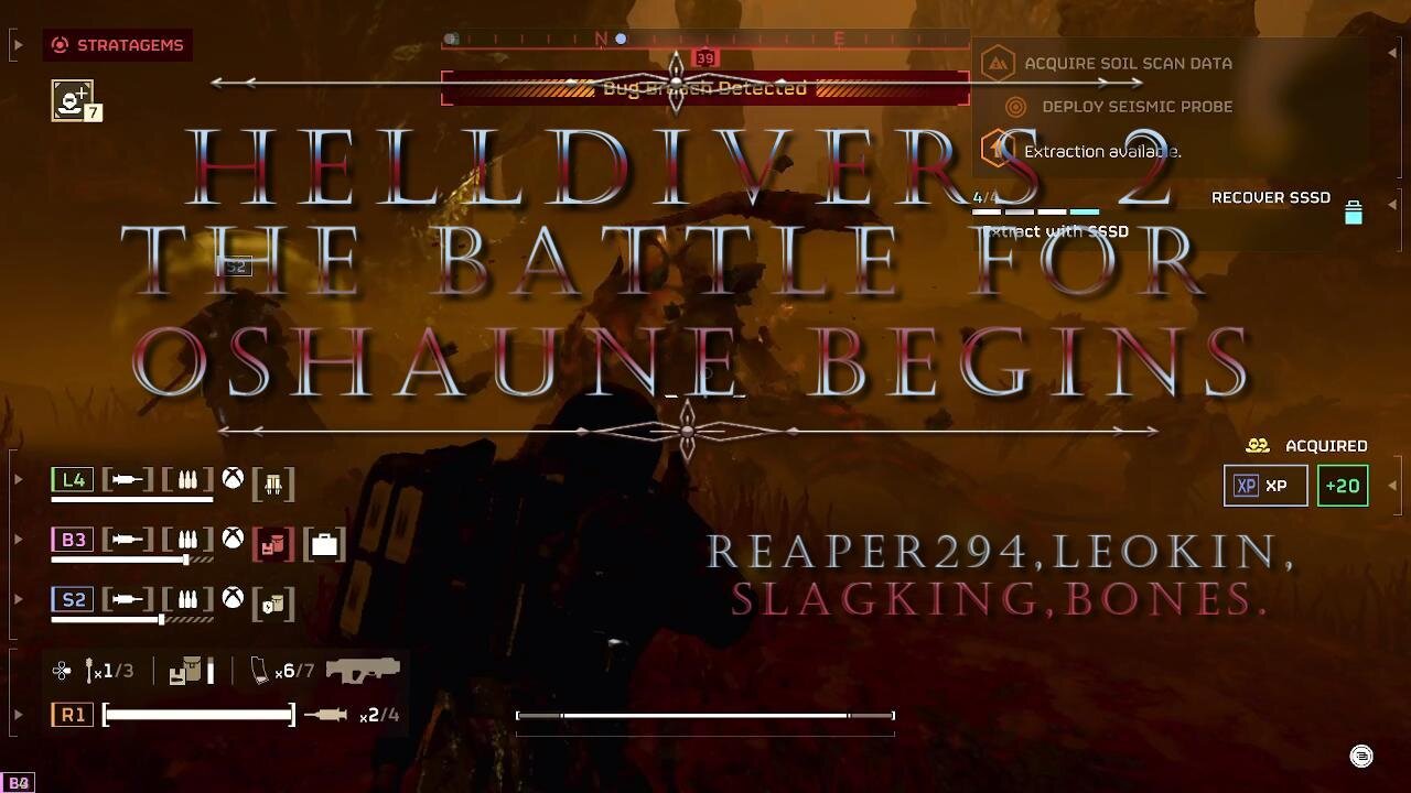 HellDivers 2 The battle for Oshaune