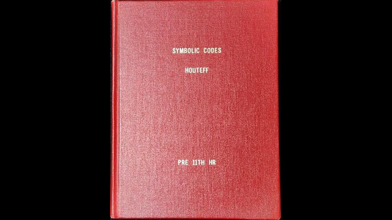 Pre-11th Hour Study Deletes Symbolic Code Vol. 1, No. 6, Why?