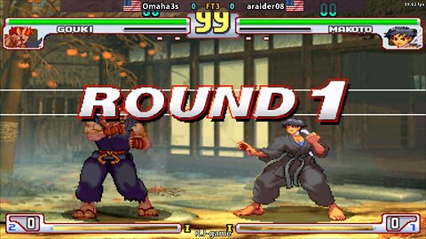 街霸3.3 Omaha3s VS araider08 2025-7-8 FT3