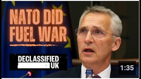 "Stoltenberg: Putin Invaded Ukraine to Thwart NATO"