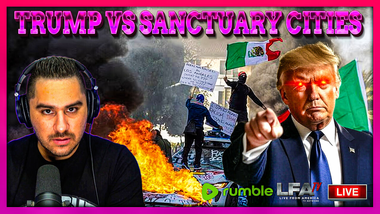 PRESIDENT TRUMP CALLS TO TARGET SANCTUARY CITIES | BASED AMERICA 6.16.25 5PM
