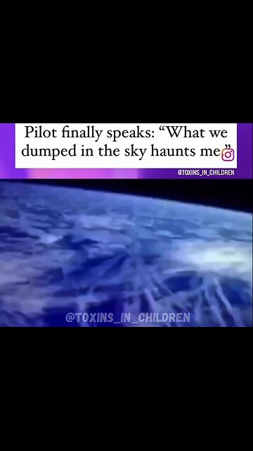 A pilot who knows about chemtrails!!!