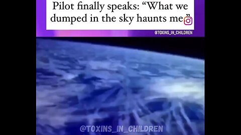 A pilot who knows about chemtrails!!!