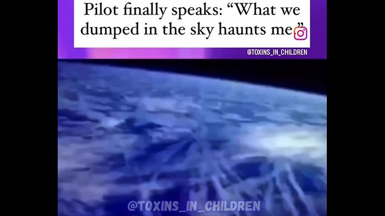 A pilot who knows about chemtrails!!!