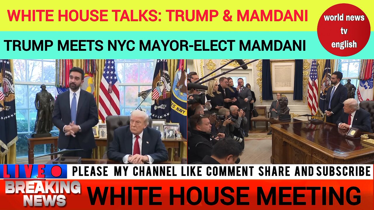 Trump, Mamdani Discuss NYC-Federal Relations