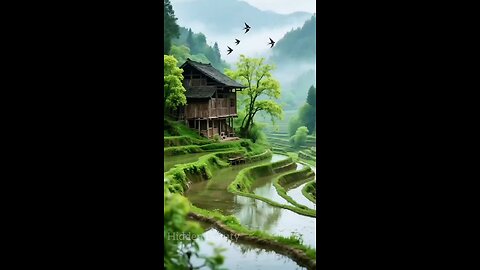 🌿 The Most Peaceful Village Home You’ll Ever See 🏡✨