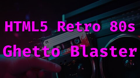 Create a Retro 80s Ghetto Blaster Equalizer – JavaScript Animation Tutorial!