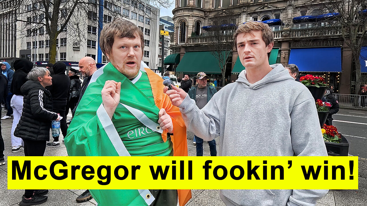 Asking The Irish If They Will Vote for Conor McGregor 🇮🇪