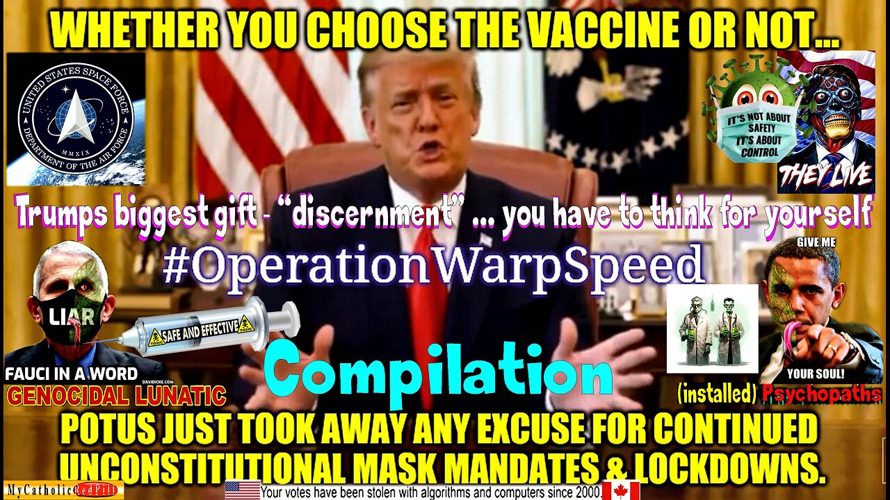 #Operation WarpSpeed Explanation – Compilation Update 2025 – (MyCatholicRedPill)