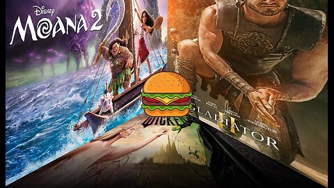 Burger Bites Reviews: Wicked, Gladiator II, Moana 2