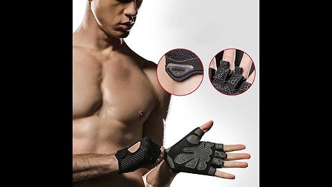 Half-finger Breathable Workout Gloves, for Weight Lifting, Gym, CrossFit, Women and Men