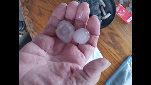 Hailstorm and Chemtrails, Florida. May 24, 2025