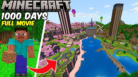 I Survived 1000 Days in Minecraft Bedrock Edition