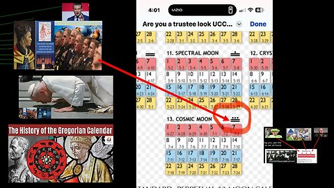 MOVE BACK TO LUNAR MOON VS THE VATICAN'S AND DOD'S GREGORIA CALENDAR