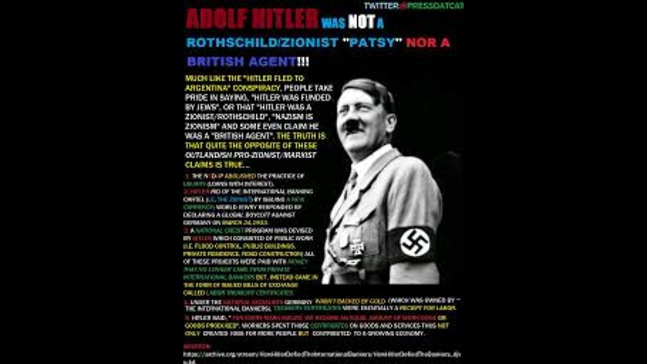 Jewish claims about Hitler being a Rothschild debunked