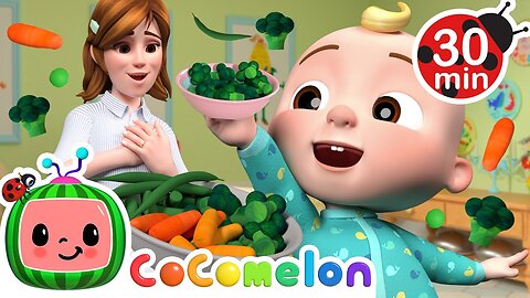 Yes Yes Vegetables Song! + Healthy Meals and Foods for Kids! + MORE CoComelon Nursery Rhymes