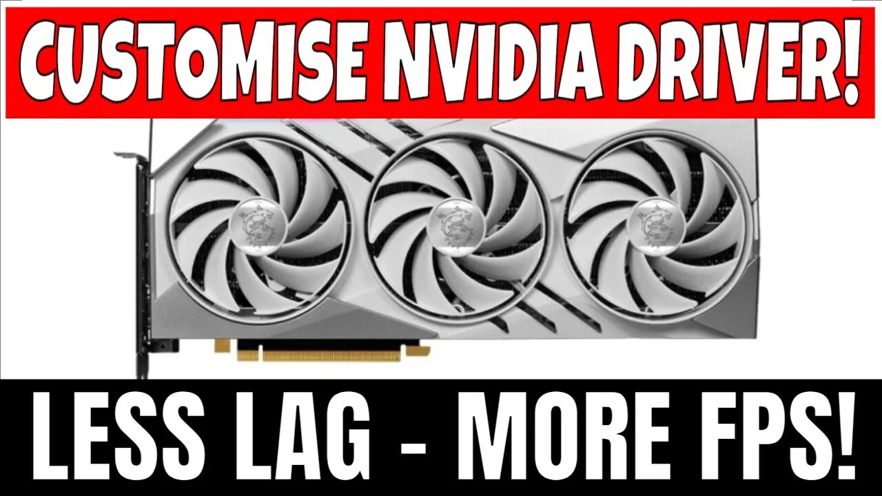 Get Higher FPS Lower Latency Using CUSTOM Nvidia Geforce RTX Drivers With NVCleanstall APP
