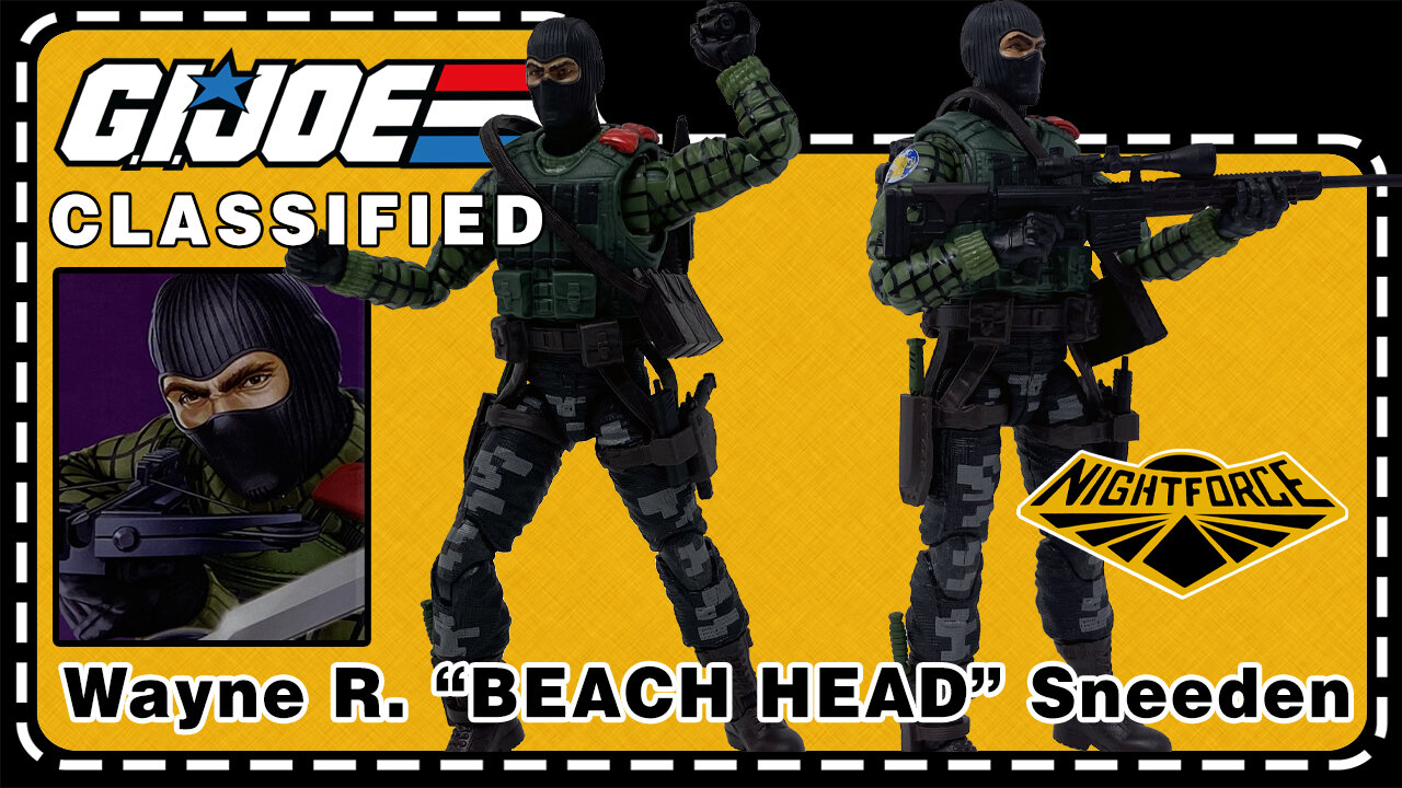 Wayne R. "Beach Head" Sneeden - Night Force - G.I. Joe Classified 164A - Unboxing & Review