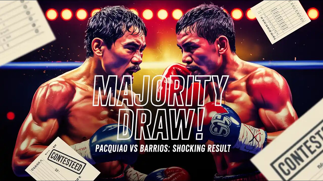Pacquiao vs Barrios Controversy: Fight Ends in Draw – Who REALLY Won?