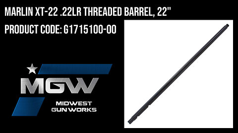 Marlin XT-22 .22LR Threaded Barrel, 22" - G1715100-00