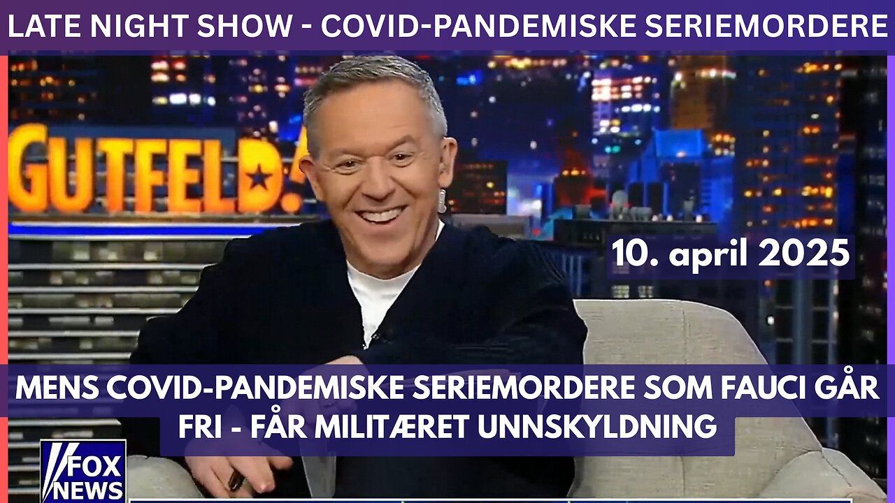 MENS COVID-PANDEMISKE SERIEMORDERE SOM FAUCI GÅR FRI - FÅR MILITÆRET UNNSKYLDNING