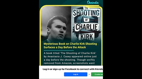 BOOK WAS PUBLISHED ON CHARLIE KIRK'S DEATH - A DAY BEFORE HE DIED