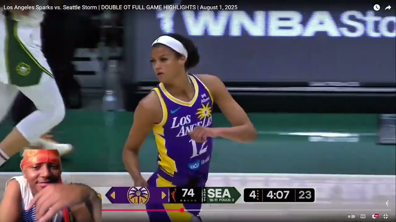 DOUBLE OVERTME GAME WINNER?!! Los Angeles Sparks vs. Seattle Storm | DOUBLE OT FULL HIGHLIGHTS