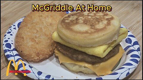 Homemade McDonald's McGriddle Sandwich The RIGHT Way